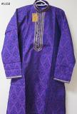 Self Design Fancy Purple Men Kurta Pajama Set Small 36 Size #4581150